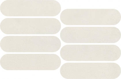 Impronta Italgraniti Nuances Avorio Mosaico Ovale Strideup 19.5x37