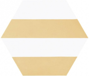 Diffusion Hexagon Orientation Capri Yellow 22x25