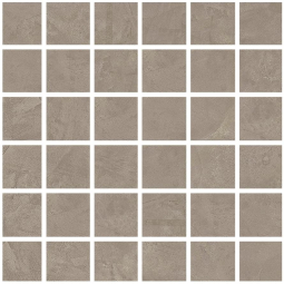 La Fabbrica Resine Mosaico Tortora Rett Su Rete 30x30