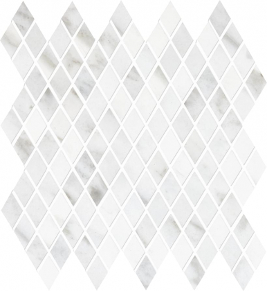 Emil Ceramica Tele Di Marmo Losanghe Xs Statuario Michelangelo Full Lappato 28.2x29.1