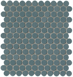 Fap Milano And Wall Blu Round Mosaic Ø 2 29.5x32.5