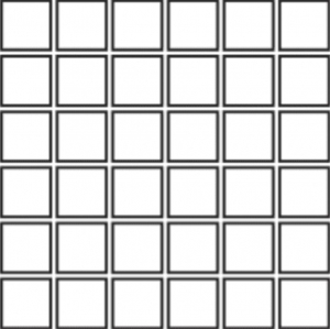 Ava Contemporanei District Mosaico Bianco Naturale Rettificato 30x30