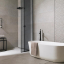 Porcelanosa Mosa River Mosaico Acero 45x120