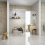 Marazzi Allmarble Golden White Satin Decoro Club 40x120
