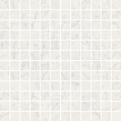 Fioranese Marmorea Bianco Gioia Mosaic 2.5x2.5 Levigato Rettificato 30x30