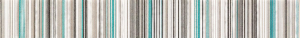 Domino Ceramika Gris Strip Turquoise 4.5x36