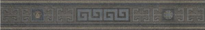 Versace Greek Fascia Antracite-Oro 12.5x80