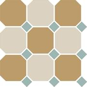 TopCer Octagon Yellow White Turquoise 30x30