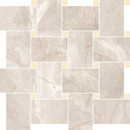 Cerdomus Pulpis Contrasti Tortora Satinado Con Tozzetto Oro 30x30