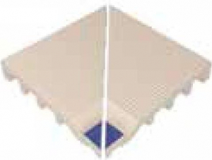 VitrA Pool Ral 5002 Cobalt Blue Edge With Finger Grip Internal Corner Slope Glossy 25x25