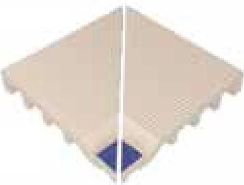 VitrA Pool Ral 5002 Cobalt Blue Edge With Finger Grip Internal Corner Slope Glossy 25x25