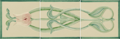 Original Style Artworks Colonial White Angelina Pink Tulip 45.6x15.2