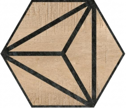 Diffusion Hexagon Orientation Tribeca 22x25