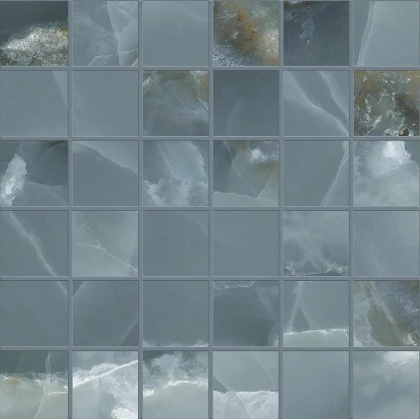 Emil Ceramica Tele Di Marmo Onyx Mosaico 5x5 Green Lappato 30x30