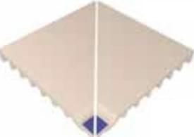 VitrA Pool Ral 5002 Cobalt Blue Edge With Finger Grip Internal Corner Slope Glossy 37.5x37.5