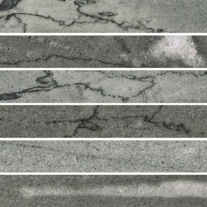 Cerim Timeless Bardiglio Gray Mosaico Lucido 3D 5x30 30x30