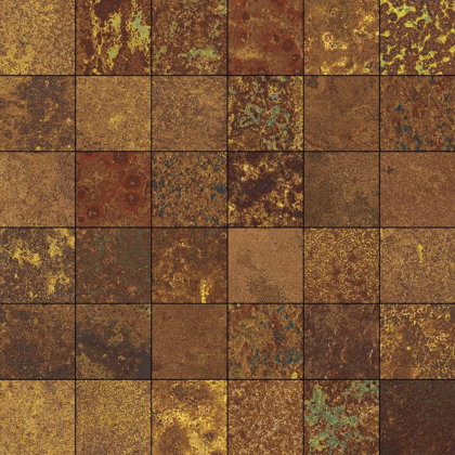 Aparici Corten Oxidum Natural Mosaico 5x5 29.75x29.75