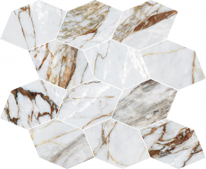 Mirage Cosmopolitan Arabescato Oro Luc Foliage 32.3x30.5