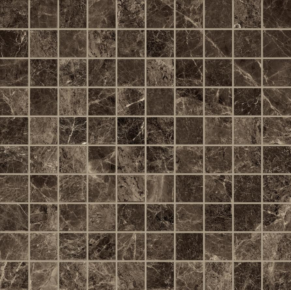 Emil Ceramica Tele Di Marmo Mosaico 3x3 Frappuccino Pollock Full Lappato 30x30
