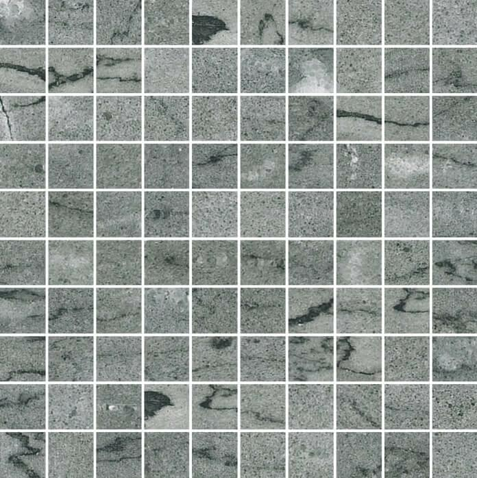 Cerim Timeless Bardiglio Gray Mosaico Lucido 3x3 30x30