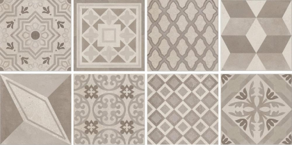 Impronta Italgraniti Square Pattern Mix C Dec 20x20