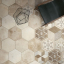 Fioranese Heritage Deco Esagona Texture 1 34.5x40