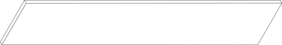 Mutina Rombini Listello Chiusura Grey 8x31.5