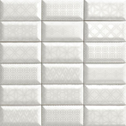 Mainzu Bumpy Luxor White 10x20