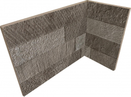 Rondine Volcano 3D Taupe Angolo Interno 20x10x15 10x20