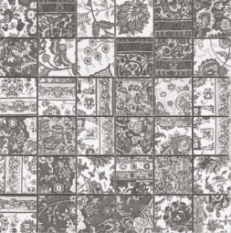 Aparici Kilim Black Natural Mosaico 5x5 29.75x29.75