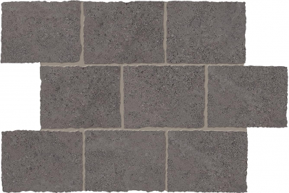 Emil Ceramica Landscape Mosaico Muretto Antracite Silktech 30x45