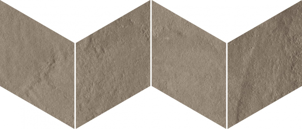 Lea Ceramiche Trame Arrow Plaster Tortora 39.5x11.2