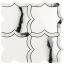 Impronta Italgraniti Lux Experience Panda White Mosaico Arabesque Mix 30x30