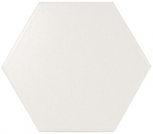 Equipe Scale Hexagon White Matt 10.7x12.4