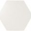 Equipe Scale Hexagon White Matt 10.7x12.4