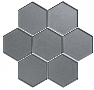 Original Style Glassworks Metallic Hexagon Erebos 38.6x29.8