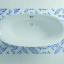 Wow Blanc Et Bleu Antique Decor 2 18.5x18.5