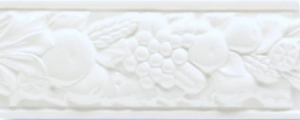 Ceramiche Grazia Boiserie Robbiana Bianco Craquele 8x20