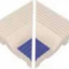 VitrA Pool Ral 2307015 Blue Edge With Finger Grip Internal Corner Matt 12.5x12.5