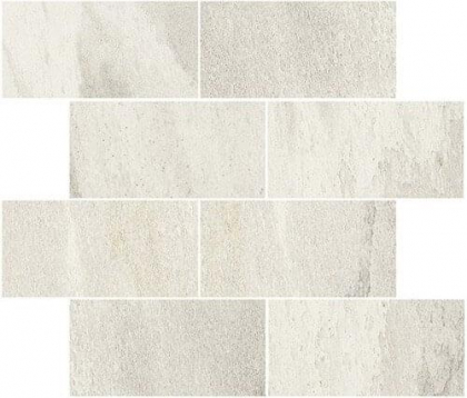 Casa Dolce Casa Flagstone 2.0 White Naturale Muretto Sfalsato 30x30