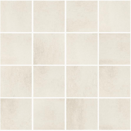 Floor Gres Industrial Ivory 7.5x7.5 6 Mm Mosaico 30x30