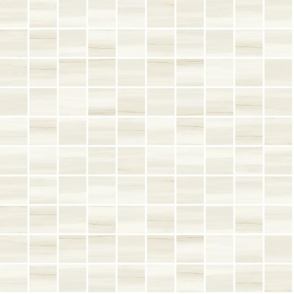 Ricchetti Marble Boutique Mosaico Lasa White Lux 30x30