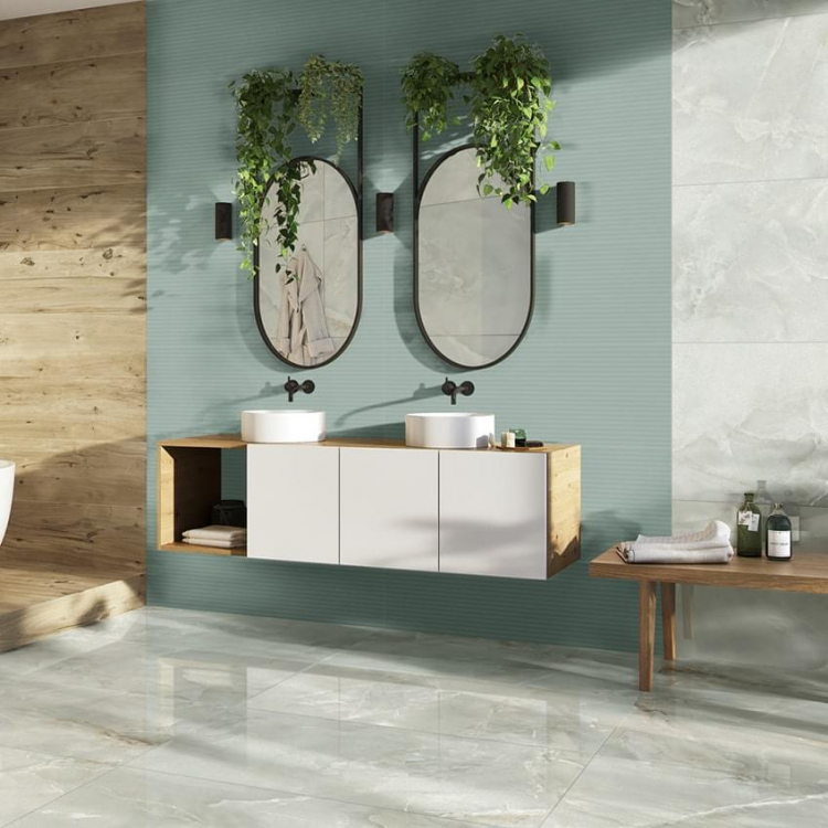 Azteca Onyx Light Blue 60x120