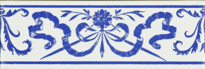 Original Style Artworks Brilliant White Love Knot Royal Blue 5x15.2