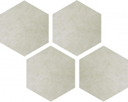 Casalgrande Padana Marmoker Esagoni Crema Select Lucido 21.5x25