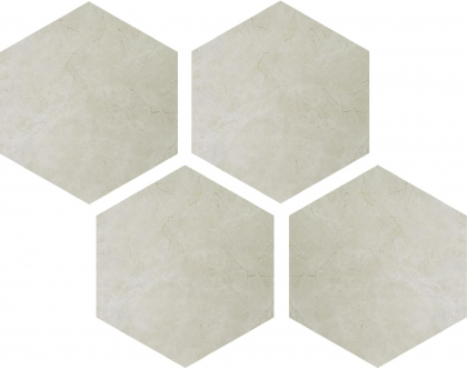 Casalgrande Padana Marmoker Esagoni Crema Select Lucido 21.5x25