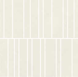 Impronta Italgraniti Nuances Bianco Mosaico Listelli Strideup 30x30