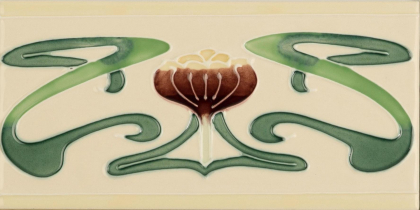 Original Style Artworks Colonial White Belle Epoque Border 7.6x15.2