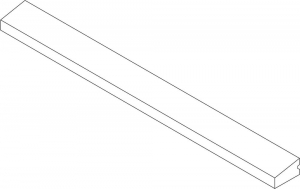 Mutina Rombini Terminal Large Blue 24.6x2.8