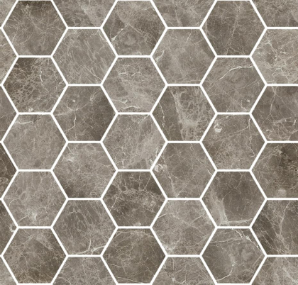 Fioranese Marmorea2 Jolie Grey Mosaico Esagoni Levigato 30x30